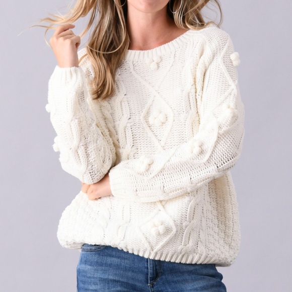 Parisian Pom Pom Sweater - Picture 3 of 7